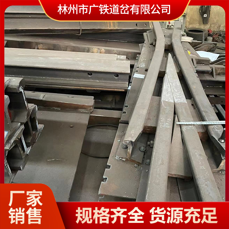 广铁浮放道岔 矿用单开道岔 无极绳绞车用道岔